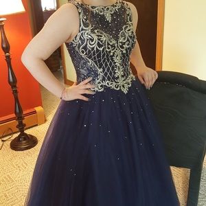 A one of a kind prom dress